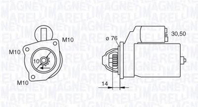 Стартер MAGNETI MARELLI купить