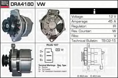 Генератор Remanufactured REMY (Light Duty) DELCO REMY купить