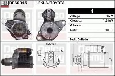 Стартер Remanufactured REMY (Light Duty) DELCO REMY купить