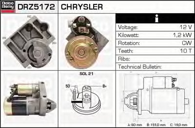 Стартер Remanufactured REMY (Light Duty) DELCO REMY купить