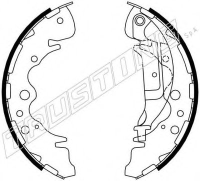 Комплект тормозных колодок TRUSTING купить