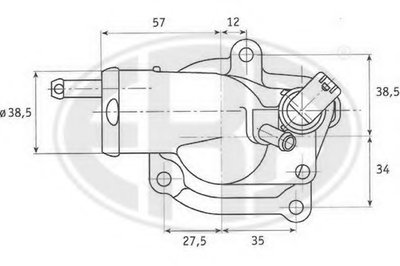 Термостат, охлаждающая жидкость ERA купить