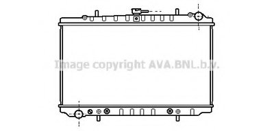 Радиатор, охлаждение двигателя AVA QUALITY COOLING купить