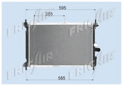 Радиатор, охлаждение двигателя FRIGAIR купить