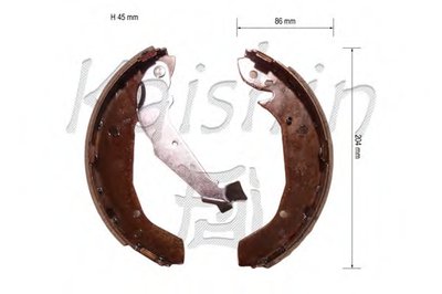 Комплект тормозных колодок KAISHIN купить