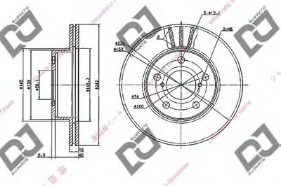 Тормозной диск DJ PARTS купить