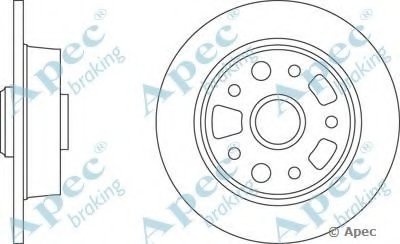 Тормозной диск APEC braking купить