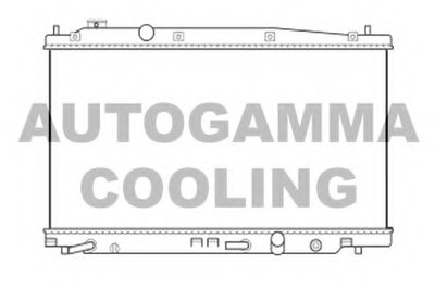 Радиатор, охлаждение двигателя AUTOGAMMA купить