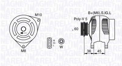 Генератор MAGNETI MARELLI купить