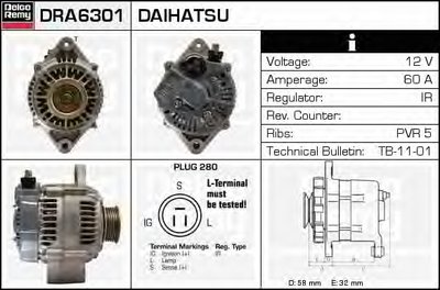 Генератор Remanufactured REMY (Light Duty) DELCO REMY купить