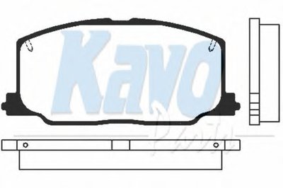 Комплект тормозных колодок, дисковый тормоз MK KASHIYAMA KAVO PARTS