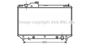 Радиатор, охлаждение двигателя AVA QUALITY COOLING купить