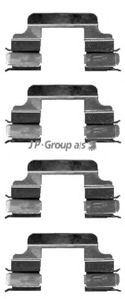 Комплектующие, колодки дискового тормоза QH JP GROUP