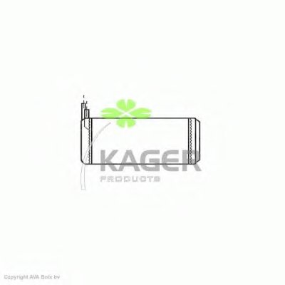Теплообменник, отопление салона KAGER