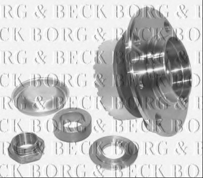 Комплект подшипника ступицы колеса BORG & BECK