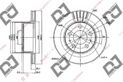 Тормозной диск DJ PARTS купить