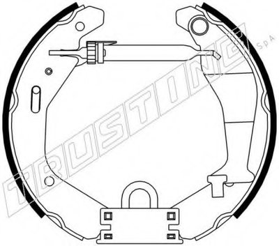 Комплект тормозных колодок FAST KIT TRUSTING купить