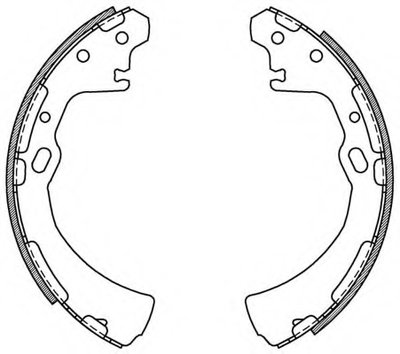 Комплект тормозных колодок ADVANCE OPEN PARTS купить