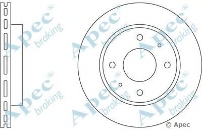 Тормозной диск APEC braking купить