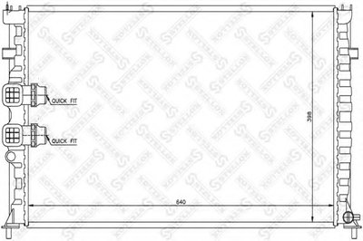 Радиатор, охлаждение двигателя STELLOX купить