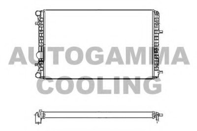 Радиатор, охлаждение двигателя AUTOGAMMA купить