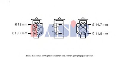 Расширительный клапан, кондиционер AKS DASIS