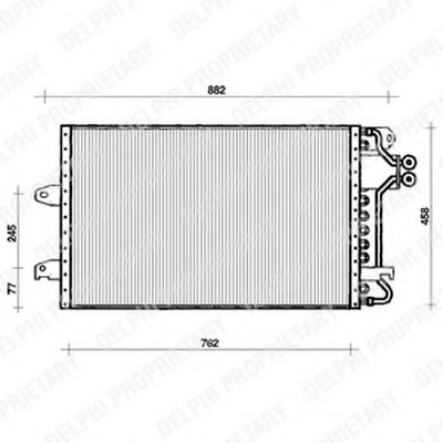 Конденсатор, кондиционер DELPHI купить
