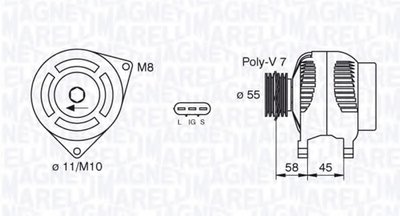 Генератор MAGNETI MARELLI купить