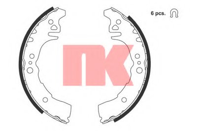 Комплект тормозных колодок NK купить