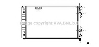 Радиатор, охлаждение двигателя AVA QUALITY COOLING купить