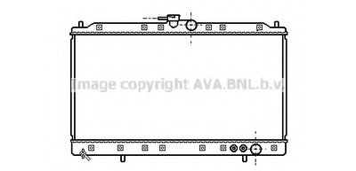 Радиатор, охлаждение двигателя AVA QUALITY COOLING купить