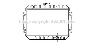 Радиатор, охлаждение двигателя AVA QUALITY COOLING купить