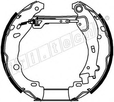 Комплект тормозных колодок FAST KIT fri.tech. купить