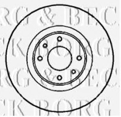 Тормозной диск BORG & BECK купить