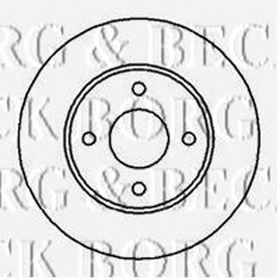 Тормозной диск BORG & BECK купить