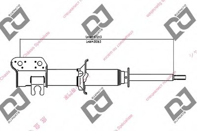 Амортизатор DJ PARTS купить