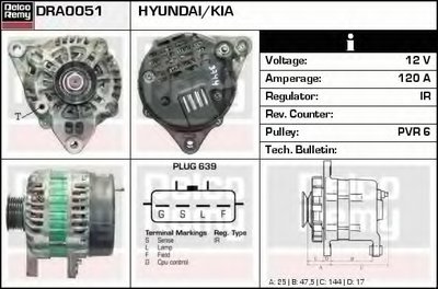 Генератор Remanufactured REMY (Light Duty) DELCO REMY купить