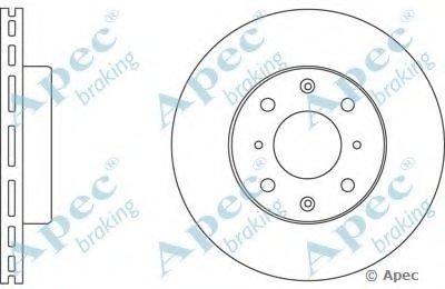 Тормозной диск APEC braking купить