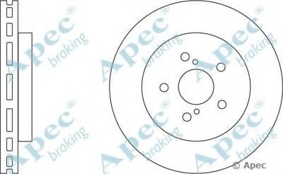 Тормозной диск APEC braking купить