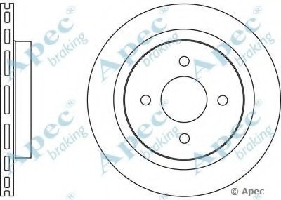 Тормозной диск APEC braking купить