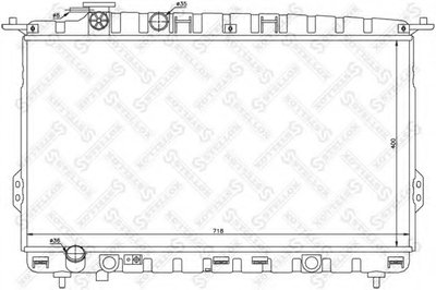 Радиатор, охлаждение двигателя STELLOX купить