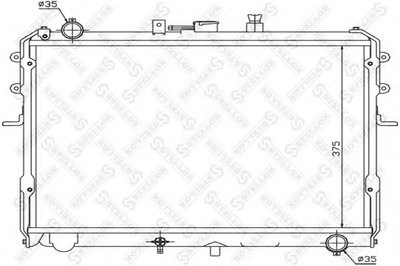Радиатор, охлаждение двигателя STELLOX купить