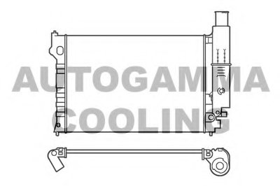 Радиатор, охлаждение двигателя AUTOGAMMA купить