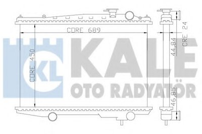 Радиатор, охлаждение двигателя KALE OTO RADYATÖR купить