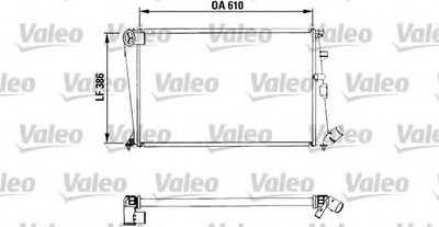 Радиатор, охлаждение двигателя VALEO купить