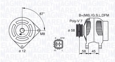 Генератор MAGNETI MARELLI купить