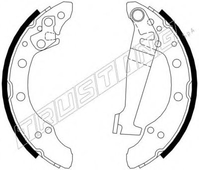 Комплект тормозных колодок TRUSTING купить