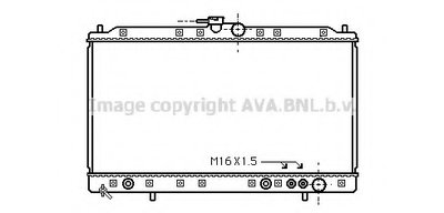 Радиатор, охлаждение двигателя AVA QUALITY COOLING купить