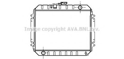Радиатор, охлаждение двигателя AVA QUALITY COOLING купить