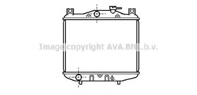 Радиатор, охлаждение двигателя AVA QUALITY COOLING купить